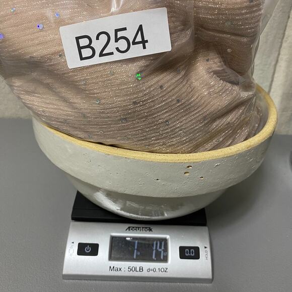 Baltic Born Womens Sequin Maxi Dress Size XXXL Abigail Champagne Gown Holidays - Picture 13 of 13